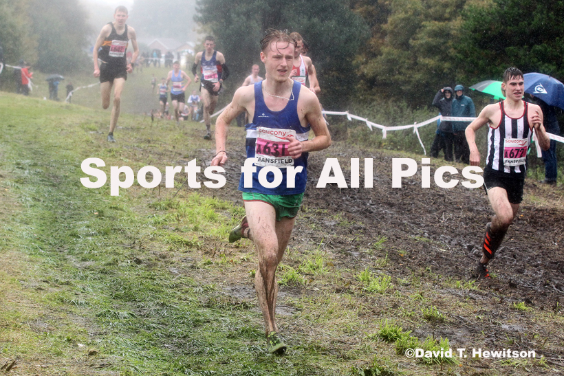 Junior men, National Cross Country Relay Champs., Berry Hill Park, Mansfield.  Photo: David T. Hewitson/Sports for All Pics
